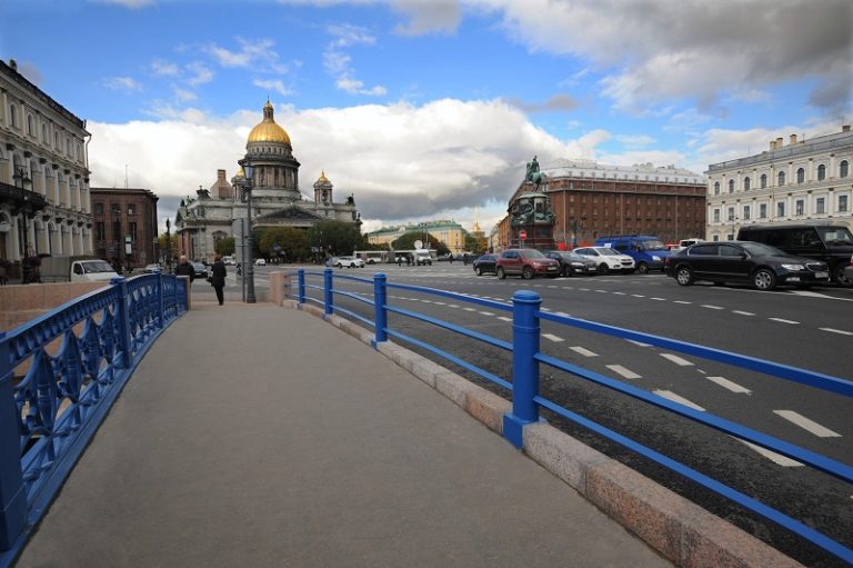 Синий мост санкт петербург самый широкий в мире фото