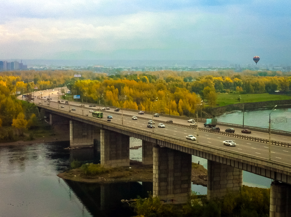 Октябрьский Мост В Красноярске