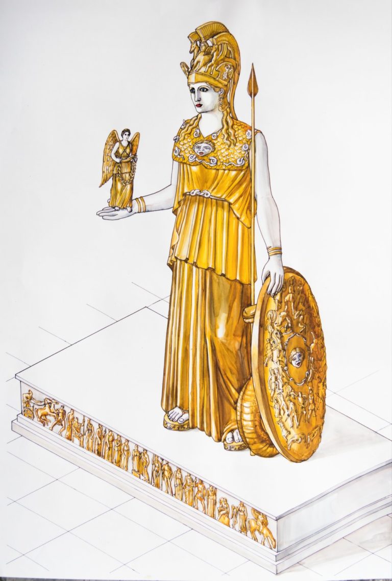 Статуи Богини Афины Парфенос