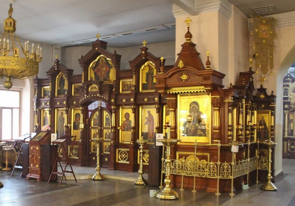 Внутри храма в Одинцово
