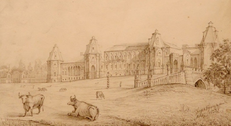 Дворец Баженова, рисунок